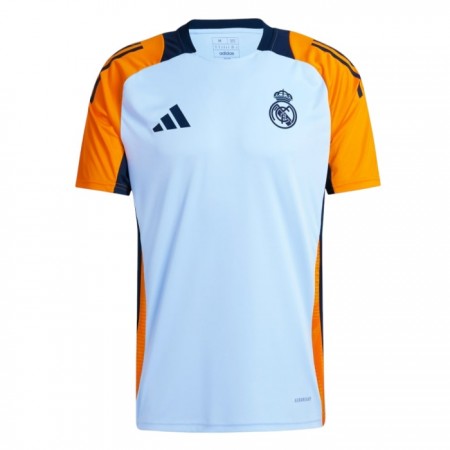 Real Madrid Pre-Match Fotbollströjor 2024-25 Blå Kortärmad
